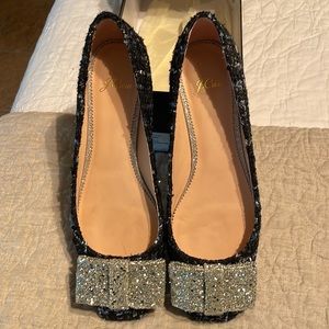 Sally ballet in tweed flats